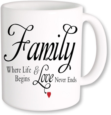 

PhotogiftsIndia Family 008 Ceramic Mug(325 ml), Multicolor