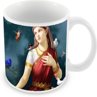 

Sleep Nature's SN-MG-908 Ceramic Mug(350 ml), Multicolor
