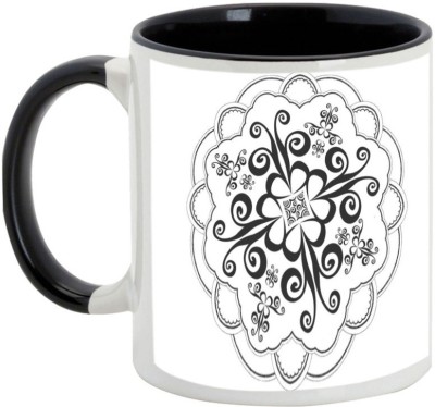 

AllUPrints Gifts For Deepawali - Happy Diwali Lights Design 19 Ceramic Mug(325 ml), Black