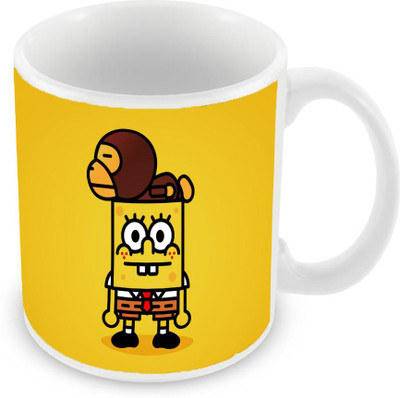 

Sleep Nature's SN-MG-2800 Ceramic Mug(350 ml), Yellow