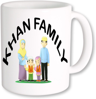 

PhotogiftsIndia Khan Family 005 Ceramic Mug(325 ml), Multicolor