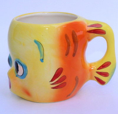 

Aarzool Fish Shape With 3d Apperance Ceramic Mug, Multicolor