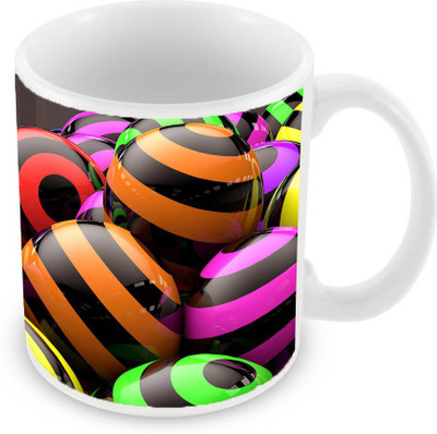 

Sleep Nature's SN-MG-182 Ceramic Mug(350 ml), Multicolor