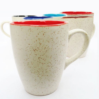 

TGS TC116 Ceramic Mug(250 ml, Pack of 6), White