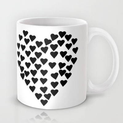 58% OFF on Astrode Hearts Black And White Ceramic Mug(325 ml) 58% OFF on Astrode Hearts Black And White Ceramic Mug(325 ml)