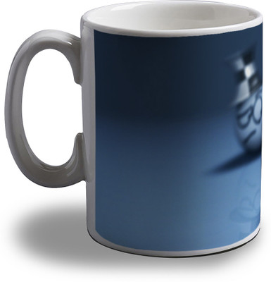 

Artifa Smiley Smoking With Hat Porcelain, Ceramic Mug(350 ml), Multicolor