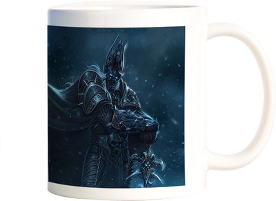 

Rangeele Inkers lich king World OF Warcraft Ceramic Mug(300 ml), Multicolor