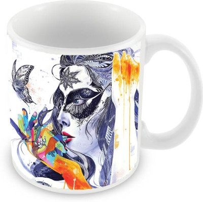 

Sleep Nature's SN-MG-2346 Ceramic Mug(350 ml), Multicolor