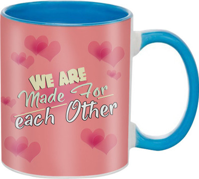 

SKY TRENDS Great Romantic Love Best Gifts For Valentine Day For Girlfriend Boyfriend Fiance Wife Husband, Anniversary,Christmas, Design 037 Ceramic Mug(325 ml), Multicolor