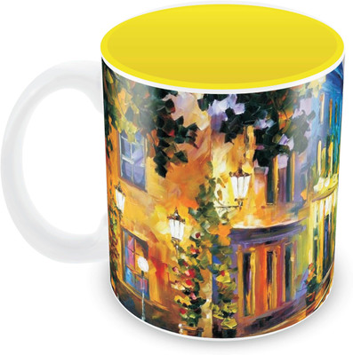 

Posterboy The Sunset Walk Ceramic Mug(350 ml), Multicolor