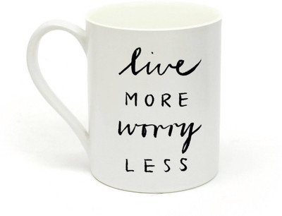 

Sowing Happiness PSMUG210 Ceramic Mug(350 ml), White