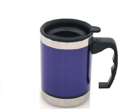 Phoenix High Quality Economical travel Stainless Steel Mug(350 ml, Pack of 2)