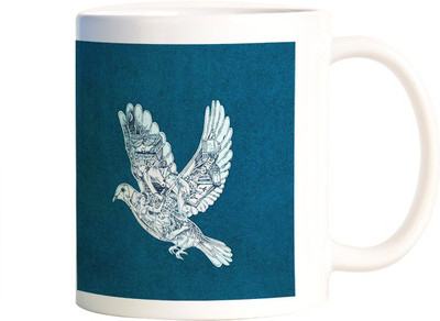 

Rangeele Inkers Coldplay True Love Ceramic Mug(300 ml), Multicolor