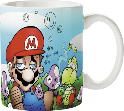 

PentaGraphics Smokey Mario Ceramic Mug(300 ml), Multicolor