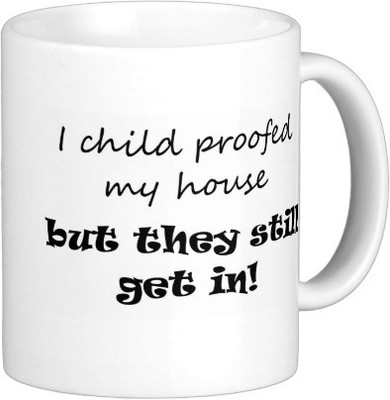 

Exoctic Silver What The F A002 Ceramic Mug(350 ml), Black;white