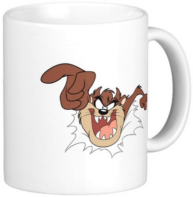 

Exoctic Silver Looney Tunes Series 18 Ceramic Mug(300 ml), White