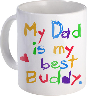 

SKY TRENDS Gift For Daddy Father's Day White Coffee 350 ML Ceramic Mug(350 ml), Multicolor
