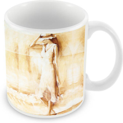 Sleep Nature's SN-MG-2401 Ceramic Mug(350 ml), Multicolor
