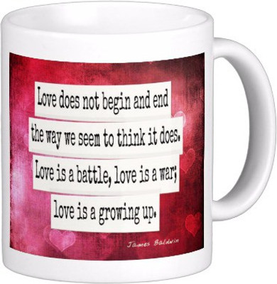 

Exoctic Silver Love Quotes 013 Ceramic Mug(300 ml), Multicolor