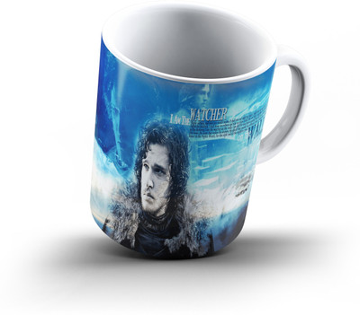 

Ucard Jon Snow Game Of Thrones883 Bone China, Ceramic, Porcelain Mug(325 ml), Multicolor