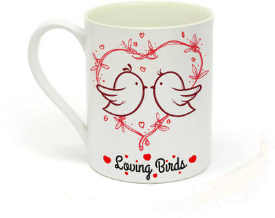 

Sowing Happiness MUG321 Ceramic Mug(350 ml), White
