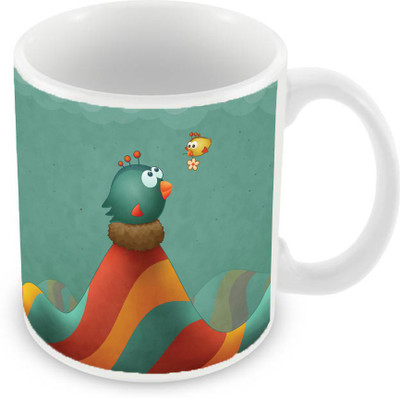 

Sleep Nature's SN-MG-2773 Ceramic Mug(350 ml), Multicolor