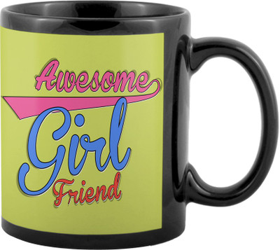 

SKY TRENDS Valentine Gifts For Special Girlfriend,Boyfriend,Wife,Husband,design 76 Ceramic Mug(325 ml), Black