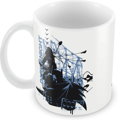 

Posterboy The Dark Knight City - Blue (Officially Licensed) Ceramic Mug(350 ml), Multicolor