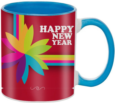 

SKY TRENDS New Year & Christmas Gift For Boyfriend Girlfriend Husband Wife Design COD070 Ceramic Mug(325 ml), Multicolor