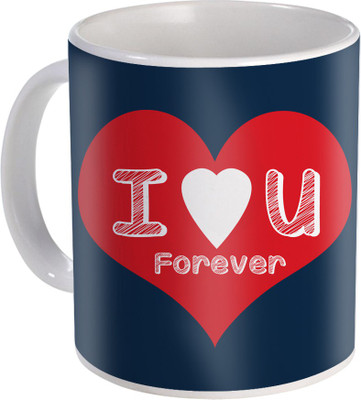 

SKY TRENDS Can't Help Falling in Love mug Best Gift for Valentine's Day, Her, Girlfriend,boy friend,husband, Wife,Birthday, Anniversary,Christmas or Any Holidays Design 036 Ceramic Mug(320 ml), Blue;white