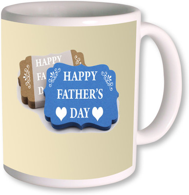 

PhotogiftsIndia Happy Fathers Day 201 Ceramic Mug(350 ml), White