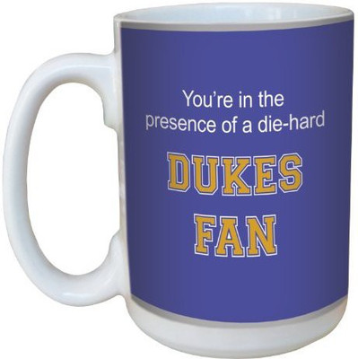 

Tree-Free Greetings Greetings lm44748 Dukes College Basketball Ceramic with Full-Sized Handle, 15-Ounce Ceramic Mug(60 ml), Multicolor