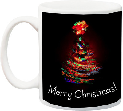 

ME&YOU Gifts for Parents,Relatives,Friends,Husband,Wife;Merry Christmas Ceramic Mug(325 ml), Multicolor