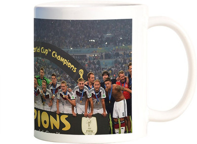 

Rangeele Inkers Germany World Champions Ceramic Mug(300 ml), Multicolor