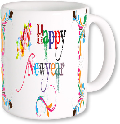 

PhotogiftsIndia happy new year 067 Ceramic Mug(325 ml), Multicolor