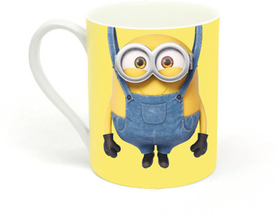 

Sowing Happiness SHMUG138 Minion Fans Ceramic Mug(350 ml), White
