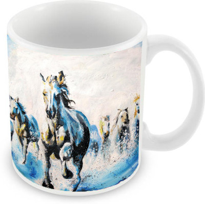 

Sleep Nature's SN-MG-1413 Ceramic Mug(350 ml), Multicolor