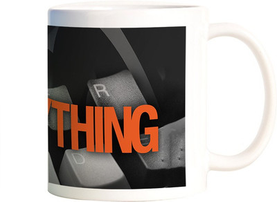 

Rangeele Inkers Winning Is Everything Ceramic Mug(300 ml), Multicolor