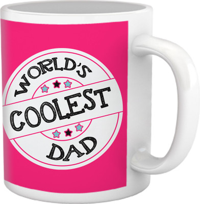 

ME&YOU World Coolest Dad Ceramic Mug(350 ml), White