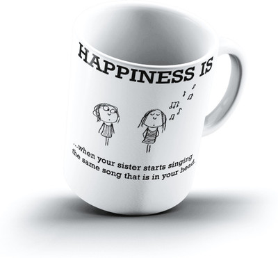 

Ucard Happiness Is1974 Bone China, Ceramic, Porcelain Mug(325 ml)