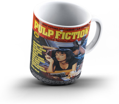 

Ucard Pulp Fiction86 Bone China, Ceramic, Porcelain Mug(325 ml), Multicolor