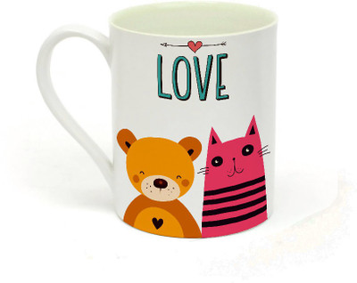 

Sowing Happiness MUG312 Ceramic Mug(350 ml), White