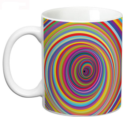

Prithish Pscychological Illusions Design 10 Ceramic Mug(330 ml), Multicolor