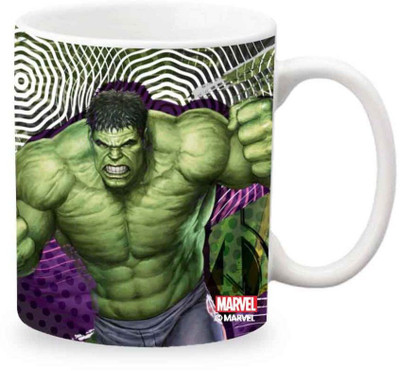 

ORKA Hulk Digital Printed Ceramic Mug(350 ml), Multicolor