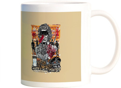 

Rangeele Inkers clockwork orange poster Ceramic Mug(300 ml), Multicolor