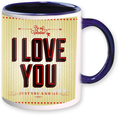 

Heyworlds happy valentine day gifts 054 Ceramic Mug(325 ml), Multicolor