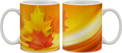 

Artifa Autumn Design Porcelain, Ceramic Mug(350 ml), Multicolor