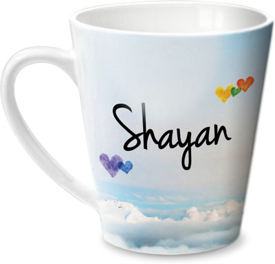 

Hot Muggs Simply Love You Shayan Conical Ceramic Mug(350 ml)