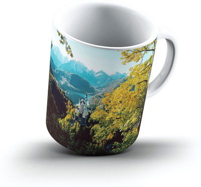 

Ucard Neuschwanstein Castle Bavaria Germany2543 Bone China, Ceramic, Porcelain Mug(325 ml), Multicolor