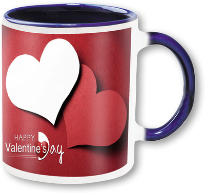 

PhotogiftsIndia Happy Valentine Day With Heart 02.Jpg Ceramic Mug(325 ml), Multicolor